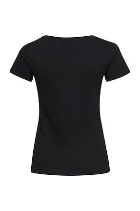 تیشرت اسپرت مشکی زنانه رگولار hummel - کد 34176901
