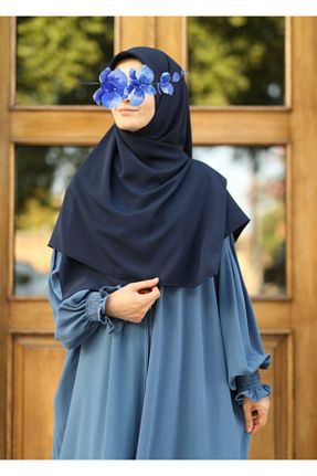 روسری سرمه ای پنبه پلی استر FRESCO SCARFS - کد 898982232