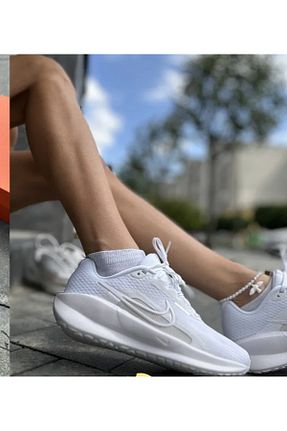 کفش پیاده روی سفید زنانه پارچه ای Nike - کد 899641873