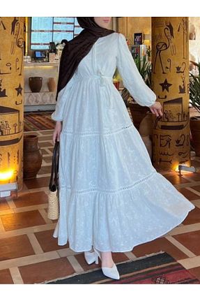 لباس حجاب سفید زنانه رگولار Modamorfo - کد 898994138