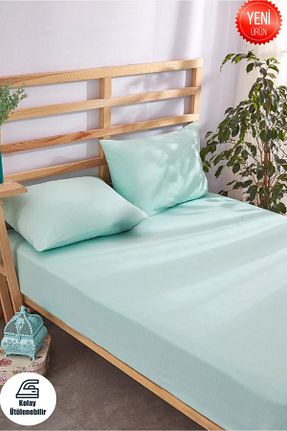 ست ملحفه تکنفره سبز پنبه ای Sdream - کد 886177145