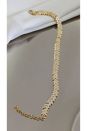 دستبند استیل (فولاد) طلائی زنانه استیل (فولاد) SENAM TAKI - کد 892076044