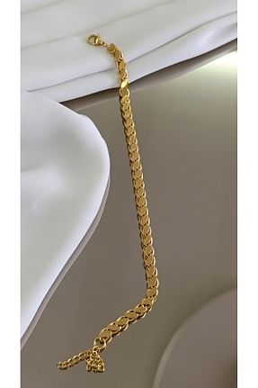 دستبند استیل (فولاد) طلائی زنانه استیل (فولاد) SENAM TAKI - کد 883250900