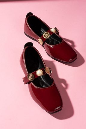 بابت زرشکی زنانه چرم مصنوعی FUGA MODA - کد 899024569