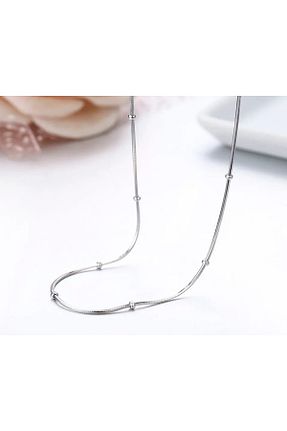 گردنبند استیل ( فولاد ) طوسی زنانه استیل (فولاد) Vitastyle - کد 899017556