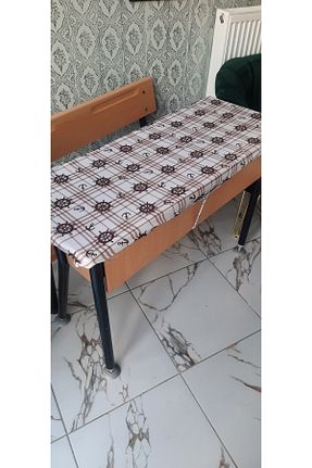 رومیزی قهوه ای پلی استر wren home - کد 899824326