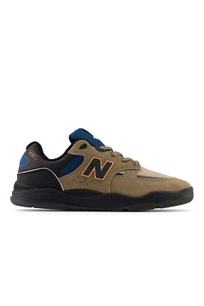 کفش اسنیکر قهوه ای زنانه بند دار New Balance - کد 846490173
