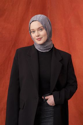 شال طوسی زنانه پلی استر ARMANDA - کد 899083228