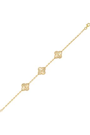 دستبند نقره زرد زنانه 925 عیار Silveranka - کد 899099533