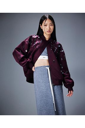 کاپشن زرشکی زنانه رگولار Twist - کد 899116661