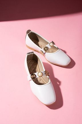 بابت سفید زنانه چرم مصنوعی FUGA MODA - کد 899103194