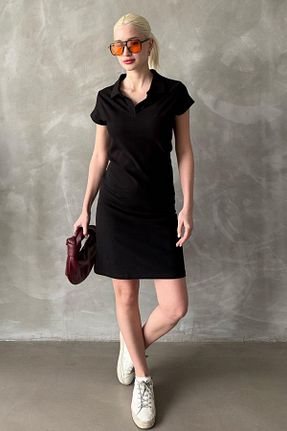 لباس مشکی زنانه بافتنی Madmext - کد 899105792