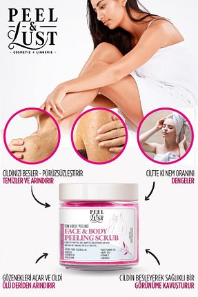 پیلینگ بدن مرطوب کننده PEEL & LUST - کد 899913971