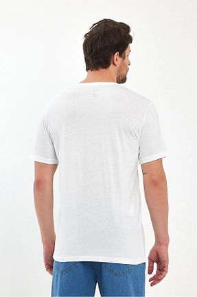 تیشرت سفید مردانه رگولار Rodi Jeans - کد 826309047