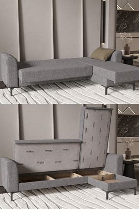 ست گوشه ای طوسی 270 x 80 Modalife - کد 899103462