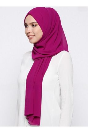 شال صورتی زنانه شیفون Differenza - کد 899104923