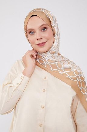دستمال گردن زرد زنانه ویسکون 5 FİVE SCARF - کد 899125744
