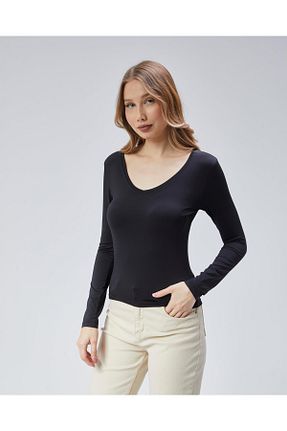 بادی مشکی زنانه یقه هفت Virago - کد 897824985