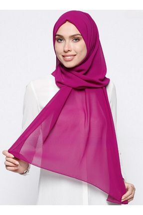 شال صورتی زنانه شیفون Differenza - کد 899104923