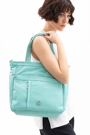 کیف دوشی سبز زنانه United Colors of Benetton - کد 899153473