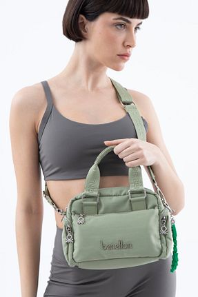کیف دوشی سبز زنانه United Colors of Benetton - کد 899151949