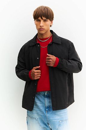 کت مشکی مردانه رگولار Pull & Bear - کد 899154684