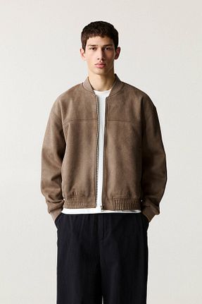 کت قهوه ای مردانه Relaxed Pull & Bear - کد 899151980