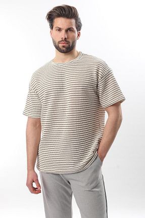 تیشرت خاکی مردانه رگولار Madmext - کد 899161474