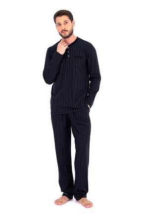 ست لباس راحتی مشکی مردانه Damat - کد 899165872