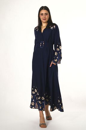 لباس سرمه ای زنانه بافتنی ABBRA - کد 899174159