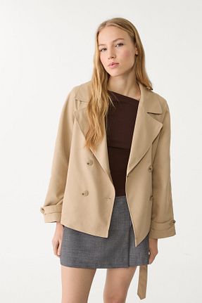 ترنچکت زنانه پلی استر Stradivarius - کد 899971698