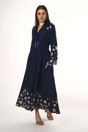 لباس سرمه ای زنانه بافتنی ABBRA - کد 899174159