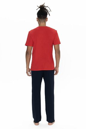 ست لباس راحتی قرمز مردانه پنبه ای U.S. Polo Assn. - کد 899205296
