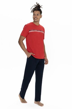 ست لباس راحتی قرمز مردانه پنبه ای U.S. Polo Assn. - کد 899205296