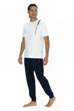 ست لباس راحتی نباتی مردانه پنبه ای U.S. Polo Assn. - کد 899200594