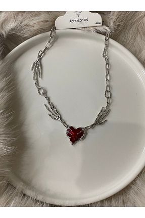 گردنبند جواهر متالیک زنانه سنگ shop - کد 899213461