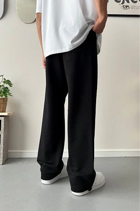 شلوار کرمگن مشکی زنانه اورسایز vladivosto - کد 899220959