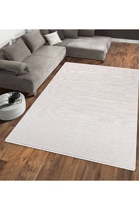 گلیم بژ پلی استر KilimistA - کد 842676274