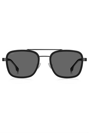 عینک آفتابی مشکی مردانه UV400 Hugo Boss - کد 777679710