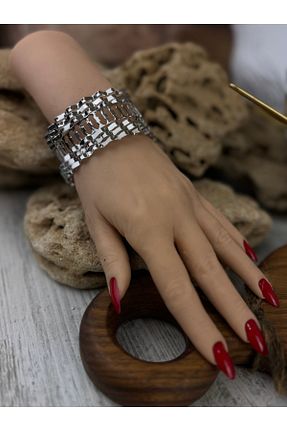 دستبند جواهر زنانه استیل (فولاد) SEDEF TAKI - کد 899243353