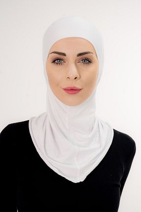 کلاه شنای حجاب سفید زنانه Şalcenneti.com - کد 899242241