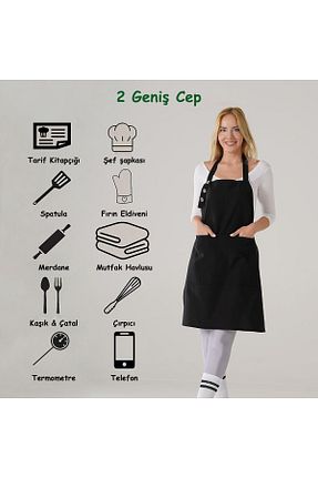 دستکش و پیشبندآشپزخانه مشکی TOSHE - کد 372562996