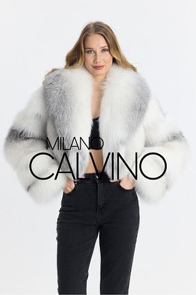 کت سفید زنانه Fitted Milano Calvino - کد 900052449