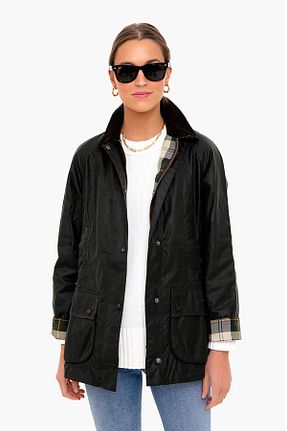 کاپشن مشکی زنانه پارکا Barbour - کد 38604045