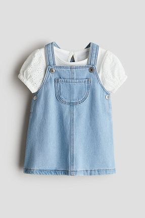 لباس آبی بچه گانه جین H&M - کد 902954676