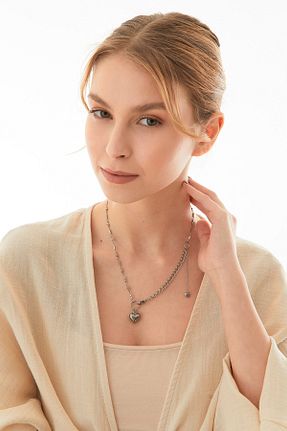 گردنبند جواهر سبز زنانه Fullamoda - کد 899264735