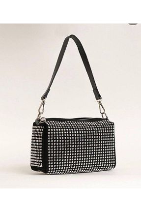 کیف دوشی مشکی زنانه چرم مصنوعی Tuem - کد 899270730