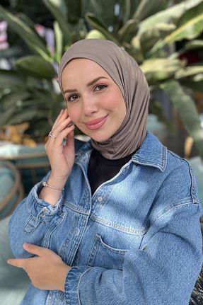 کلاه شنای حجاب بژ زنانه Armine - کد 872469609