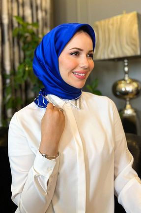 روسری رنگی کرپ ساتن ابریشم Armine - کد 806625745