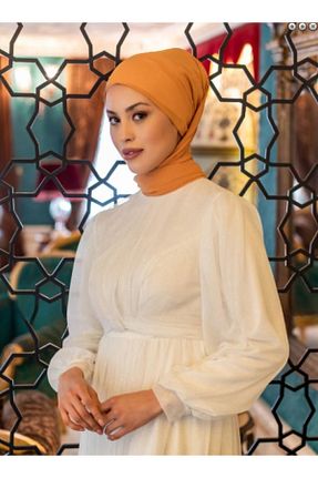 شال زرد زنانه شیفون Differenza - کد 899285483
